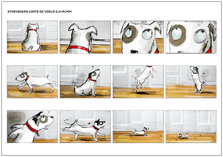 champagne film gh mumm victor paris storyboard agence communication luxe