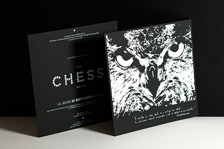 hotellerie chess hotel edition invitation opening victor paris agence communication luxe