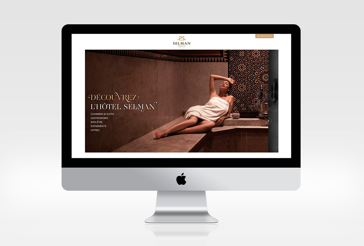 design site web selman marrakech victor paris agence communication luxe