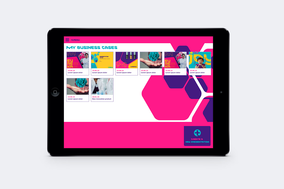 merck application ipad digital victor paris agence communication luxe