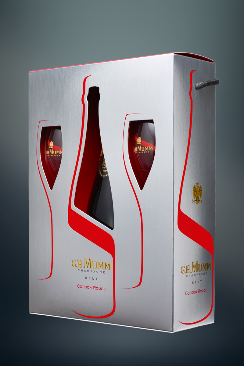 champagne photo packshot gh mumm victor paris agence communication luxe