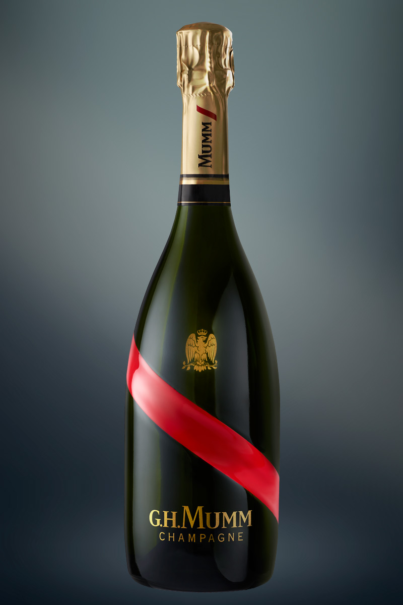 champagne photo packshot gh mumm victor paris agence communication luxe