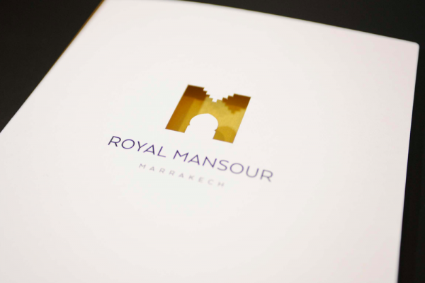 hotellerie brochure edition royal mansour victor paris agence communication luxe
