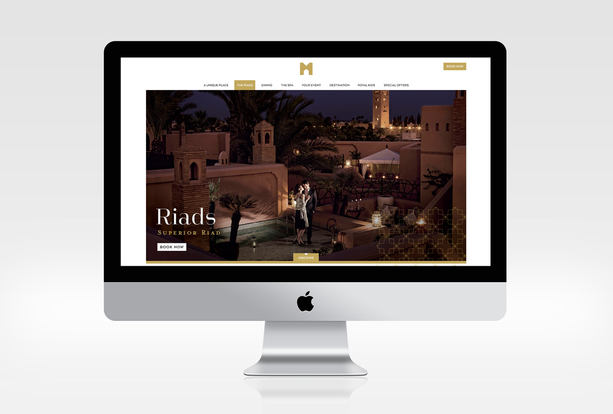 design site web royal mansour victor paris agence communication luxe