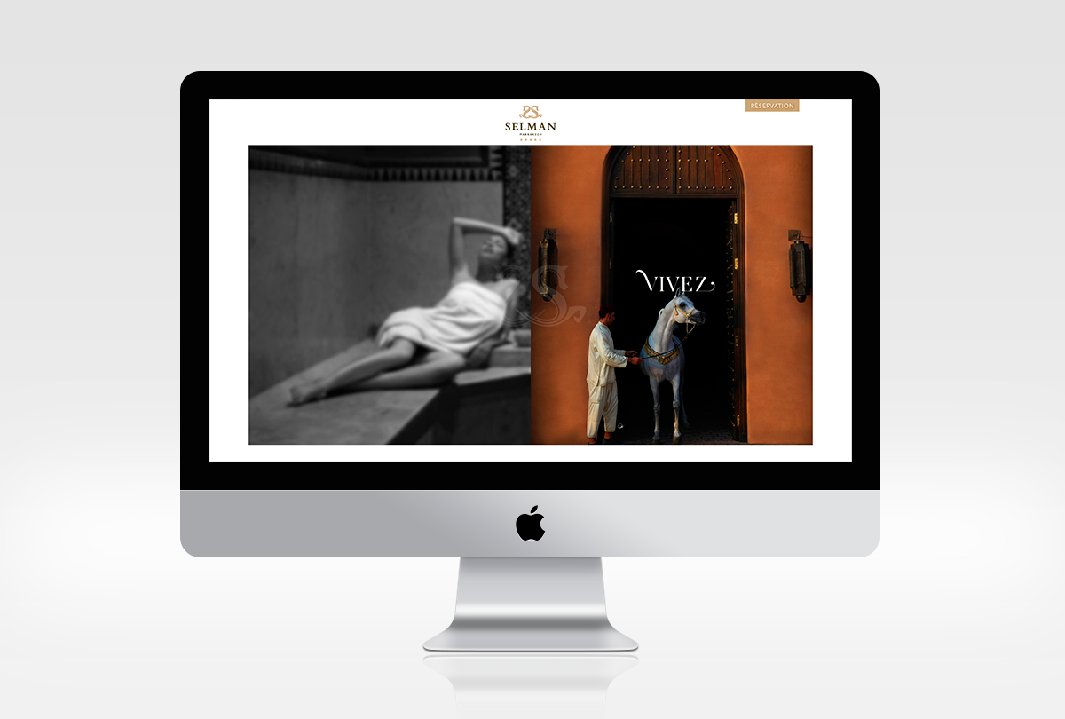 design site web selman marrakech victor paris agence communication luxe